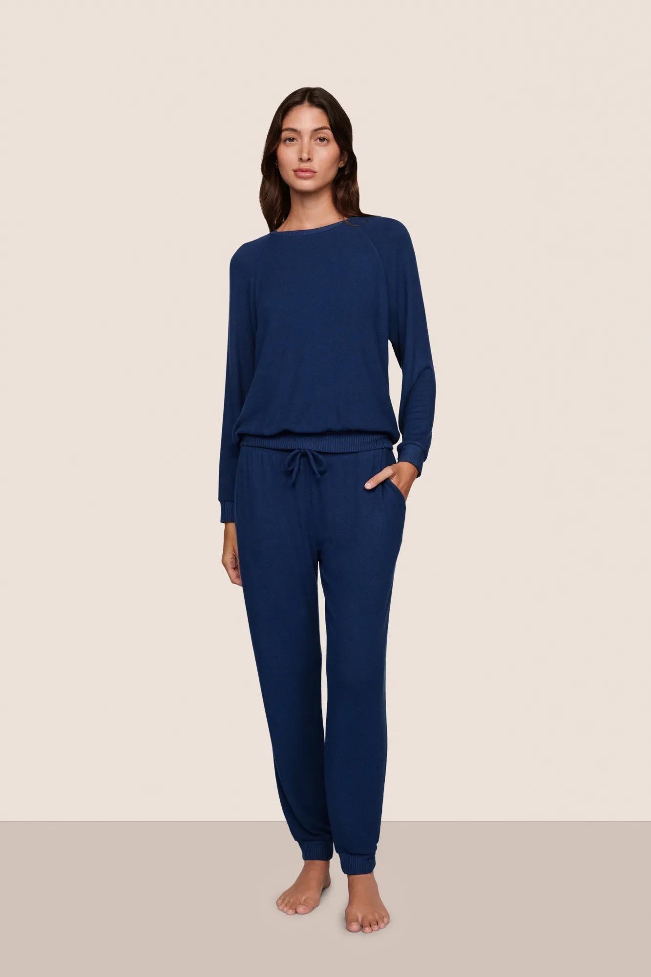 Eberjey Cozy Time Crew Neck Pullover