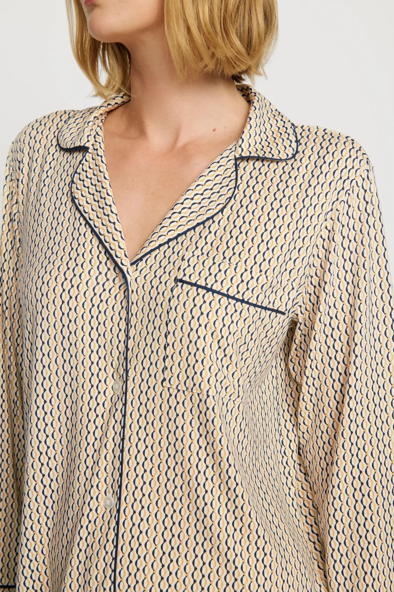 Eberjey Gisele Printed TENCEL™ Modal Long PJ Set