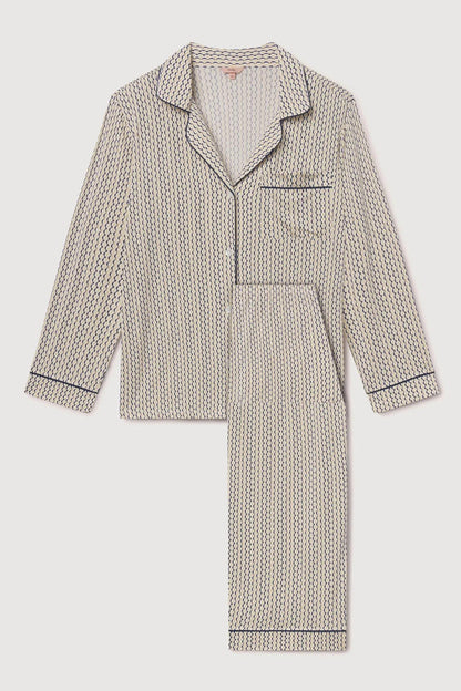 Eberjey Gisele Printed TENCEL™ Modal Long PJ Set