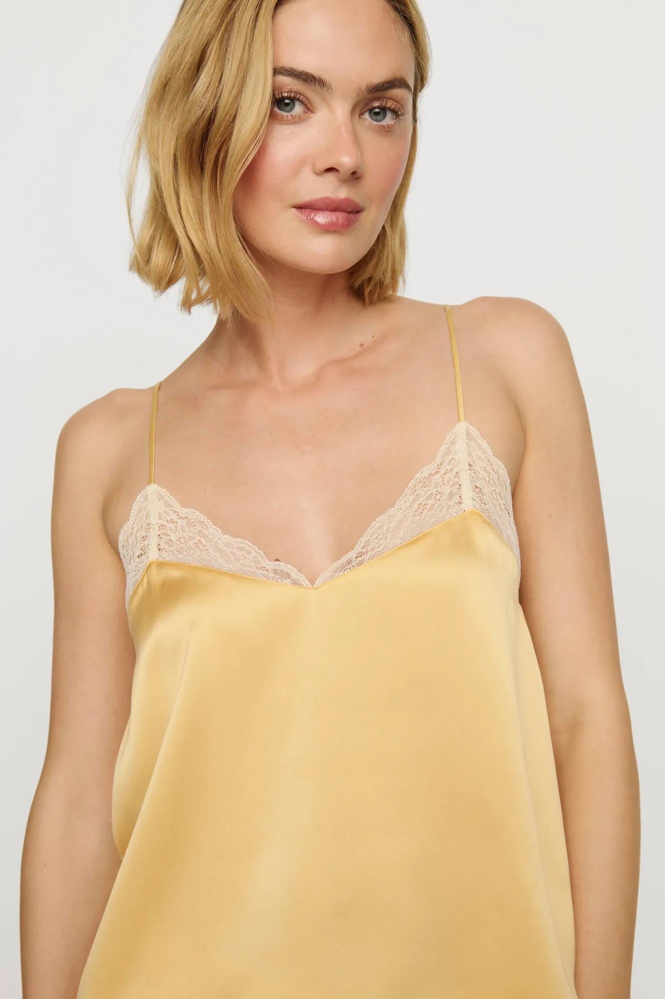 Eberjey Washable Silk Lace Cami & Short Set