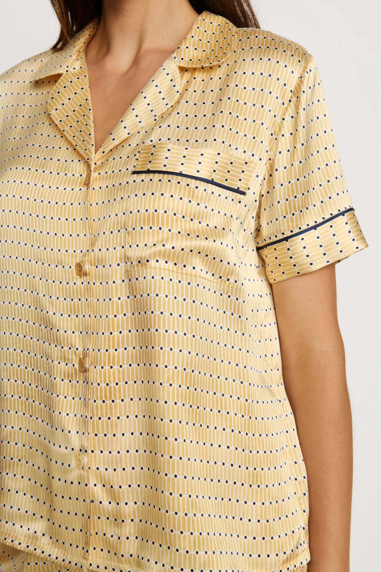 Eberjey Inez Washable Silk Printed Short PJ Set