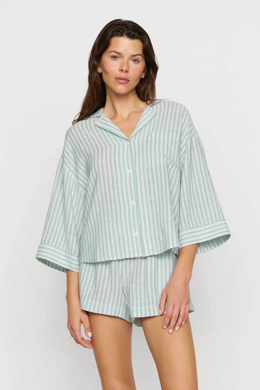 Eberjey Nautico Relaxed Short PJ Set