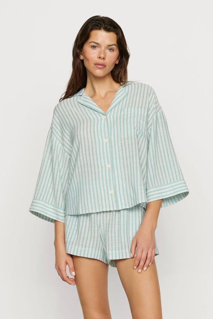 Eberjey Nautico Relaxed Short PJ Set