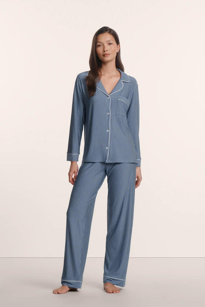 Eberjey Gisele Printed TENCEL™ Modal Long PJ Set
