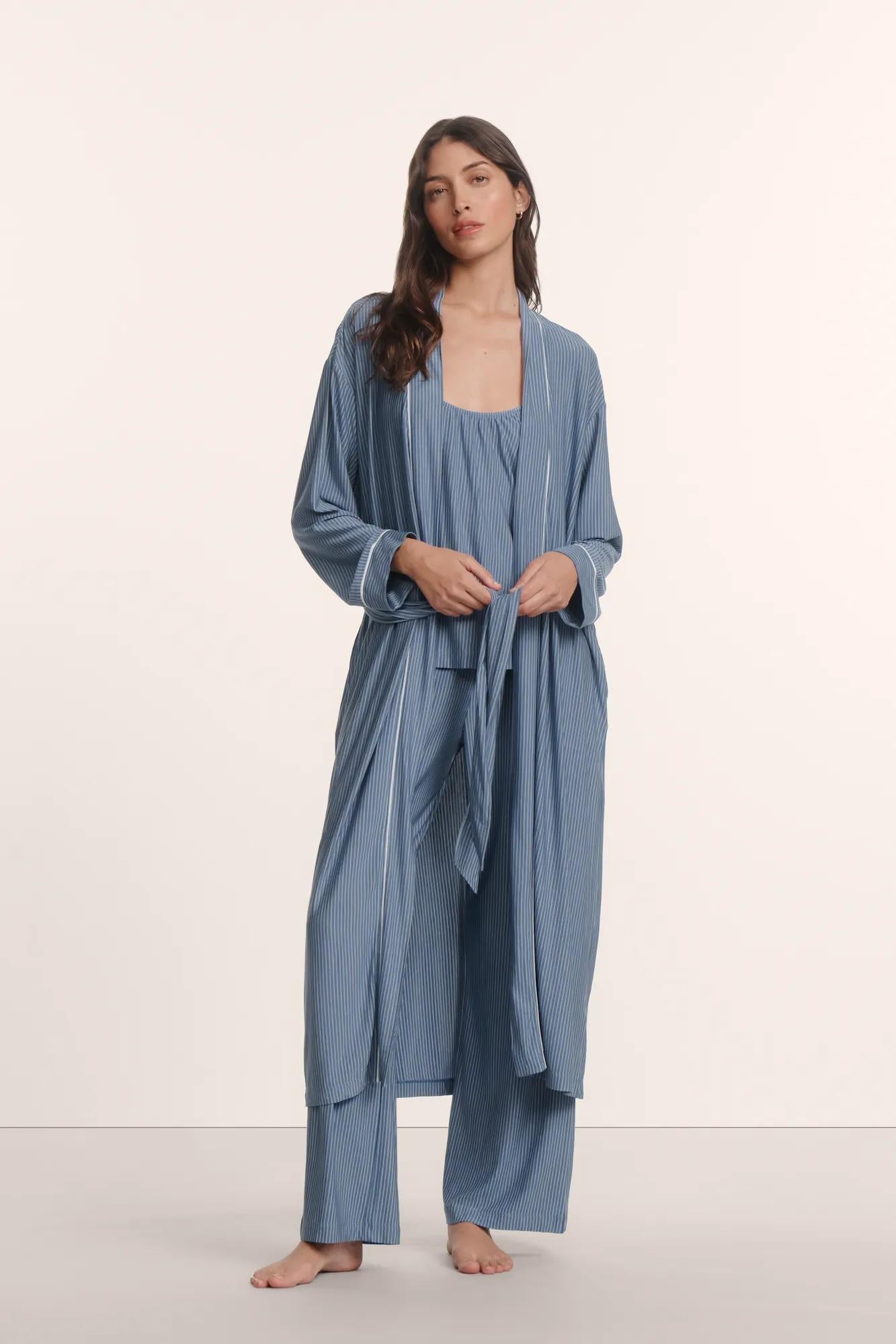 Eberjey Gisele Printed TENCEL™ Modal Long Robe