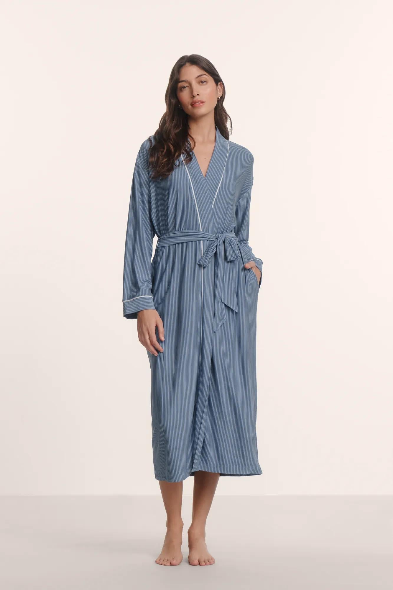 Eberjey Gisele Printed TENCEL™ Modal Long Robe