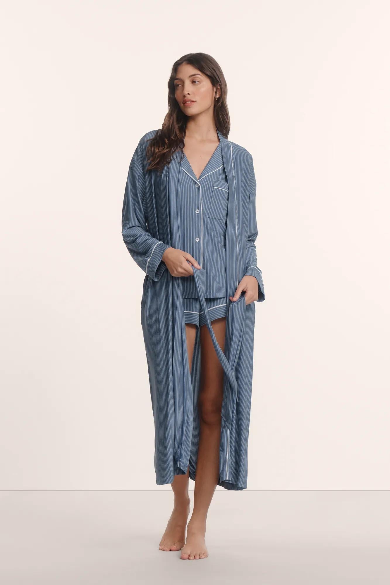 Eberjey Gisele Printed TENCEL™ Modal Long Robe