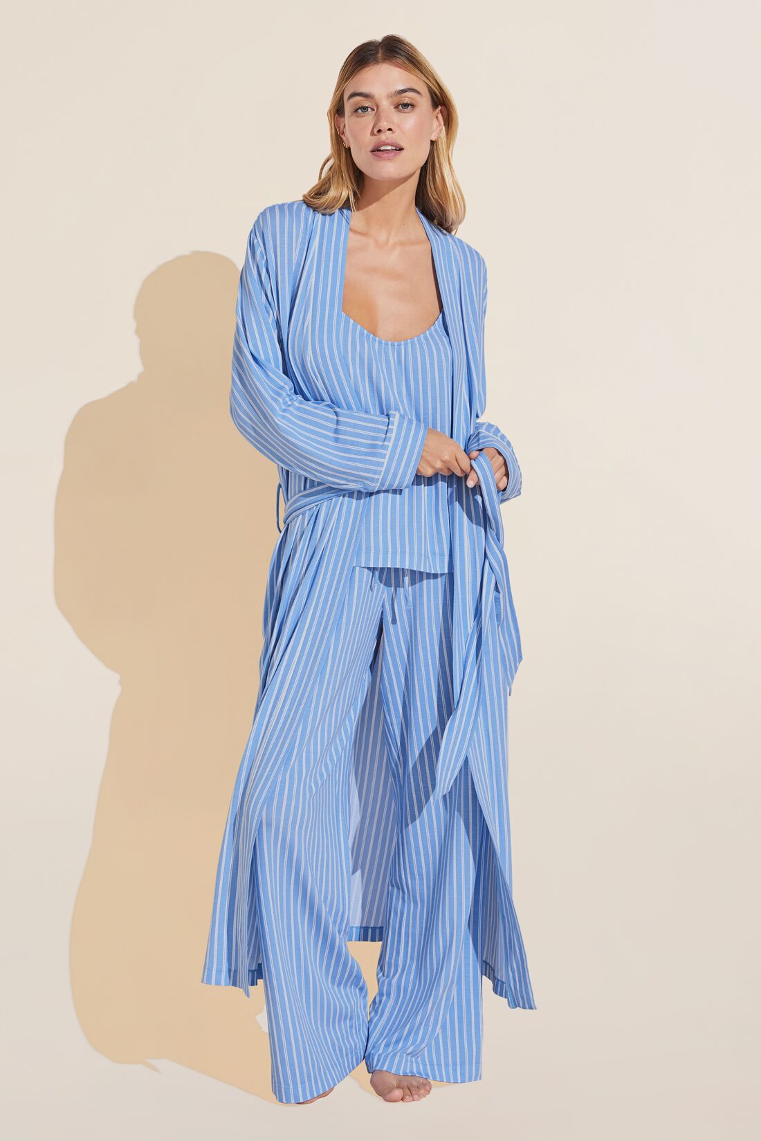 Nordic Stripes Vista Blue/Ivory,X-Small