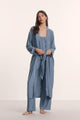 Duo Stripe Slate Blue/Ivory