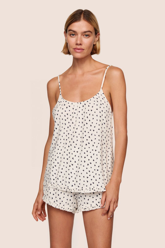 Eberjey Gisele TENCEL™ Printed Modal Ruffle Cami & Shortie Short Set