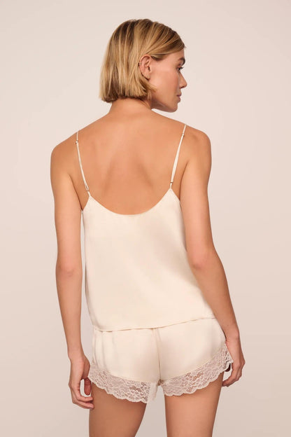 Eberjey Washable Silk Lace Cami & Short Set