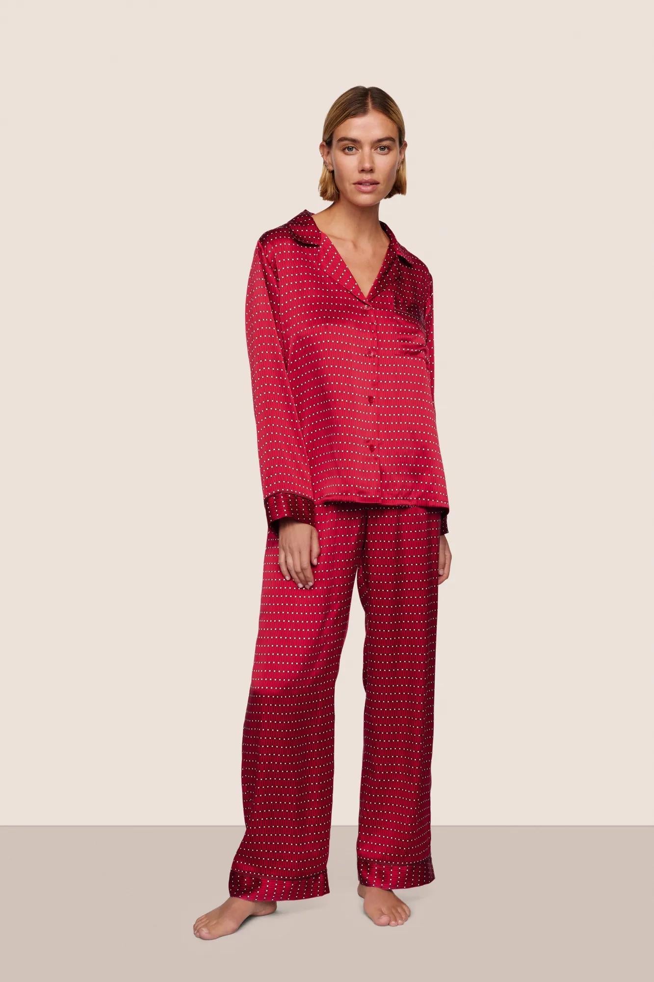 Dot Merlot/Ivory,X-Small