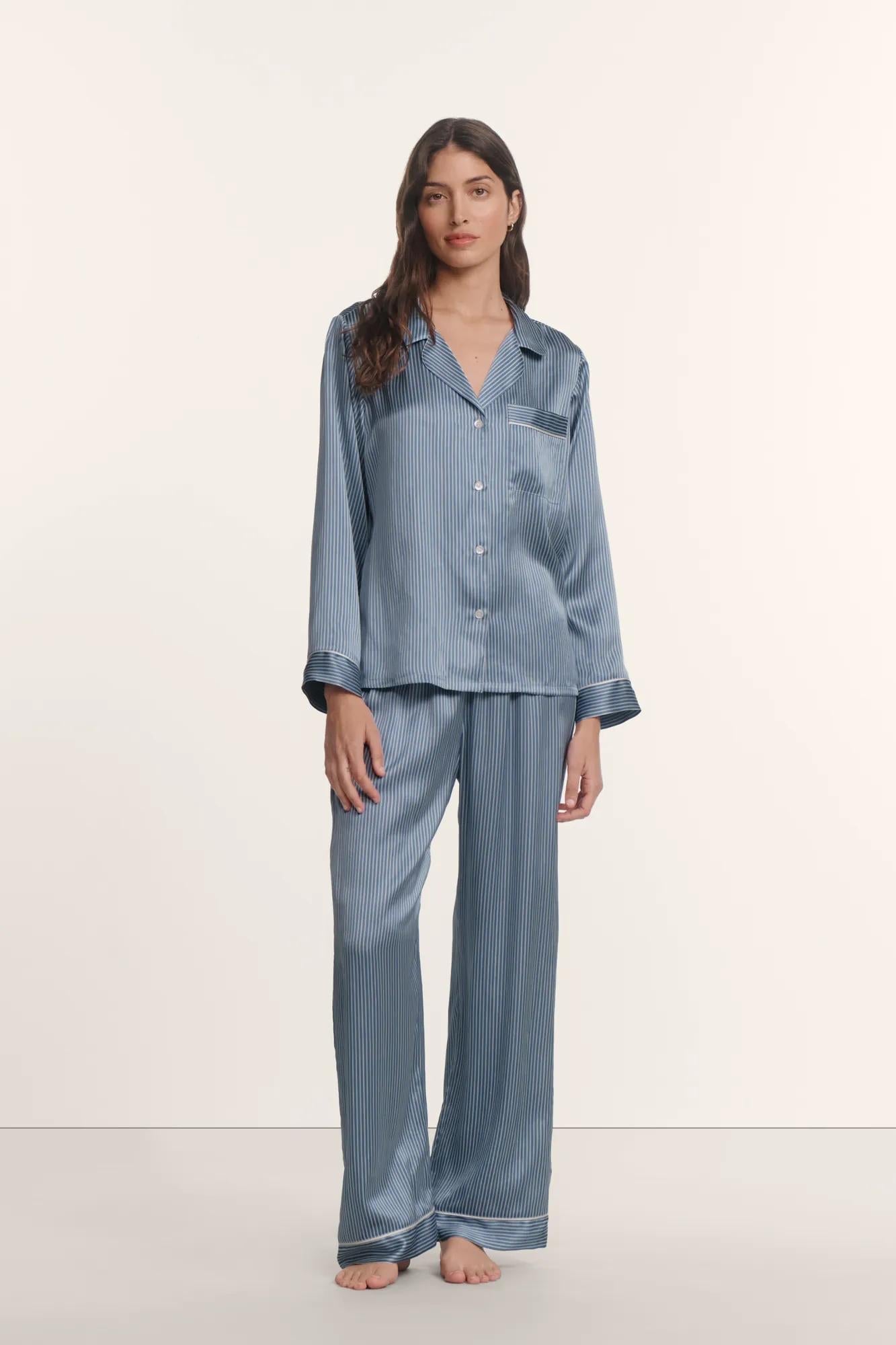Duo Stripe Slate Blue/Ivory,X-Small