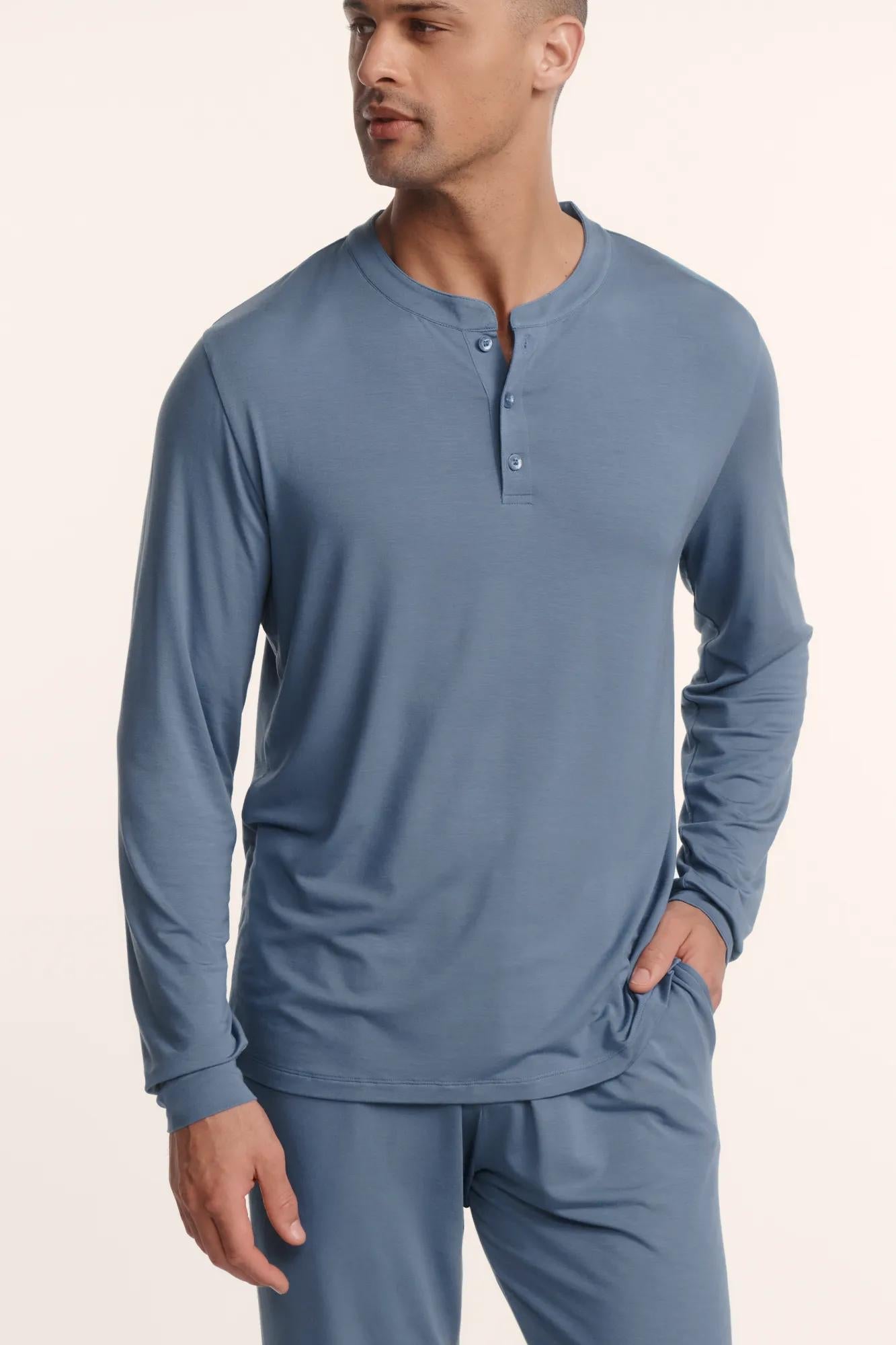 Eberjey Henry TENCEL™ Modal Long PJ Set