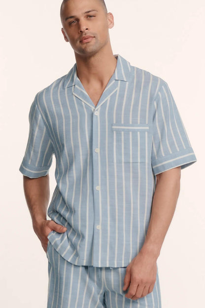 Eberjey Men's Nautico Short PJ Set