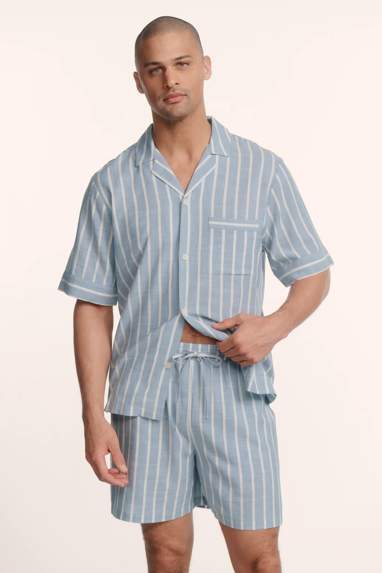 Eberjey Men's Nautico Short PJ Set
