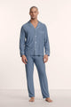 Duo Stripe Slate Blue/Ivory