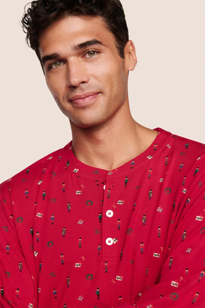 Eberjey Henry Printed TENCEL™ Modal Long PJ Set