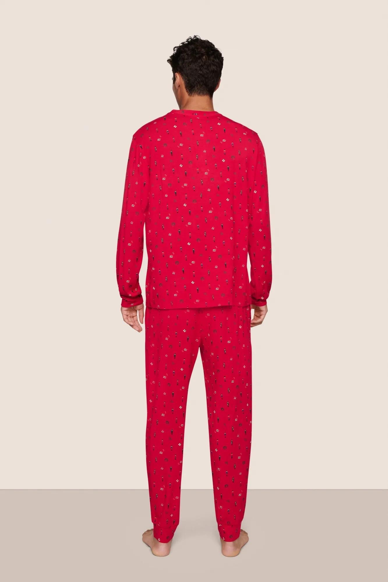 Eberjey Henry Printed TENCEL™ Modal Long PJ Set