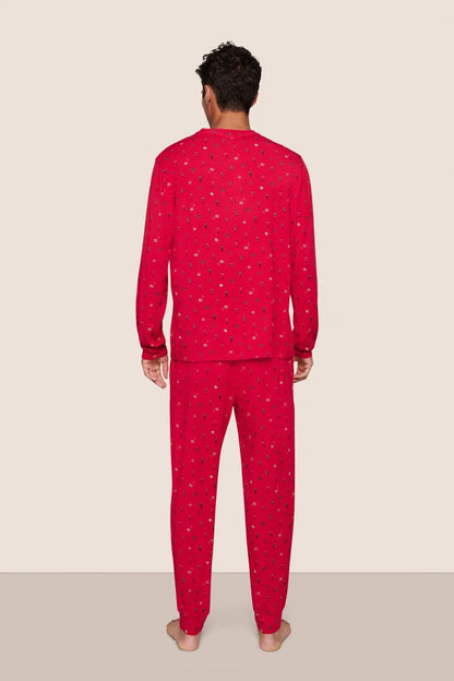 Eberjey Henry Printed TENCEL™ Modal Long PJ Set