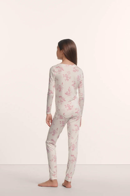 Eberjey Kids Printed TENCEL™ Modal Unisex Long PJ Set