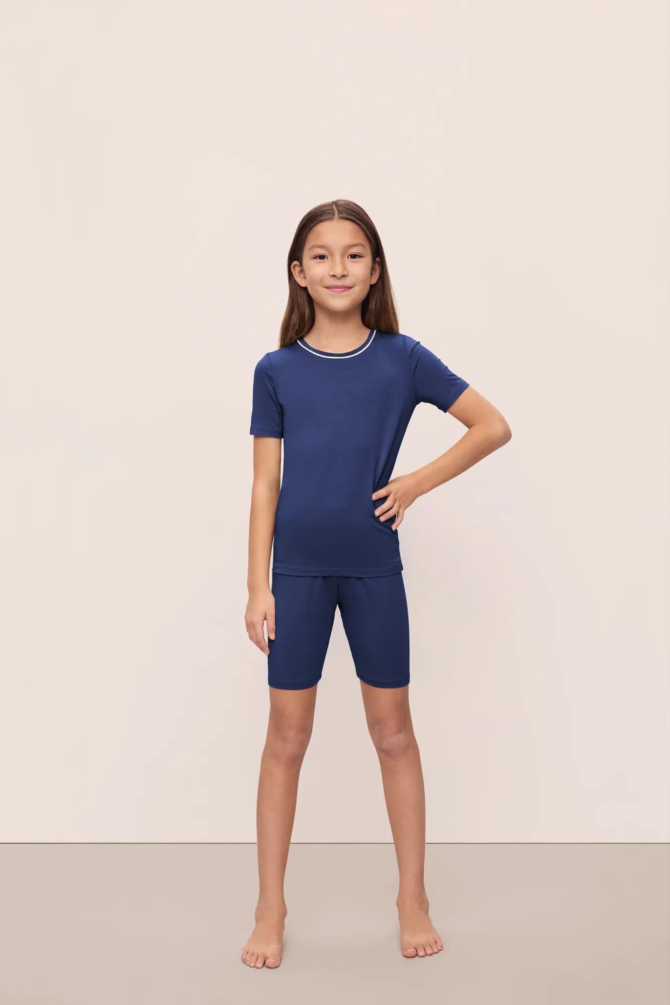 Eberjey Kids TENCEL™ Modal Unisex Short PJ Set