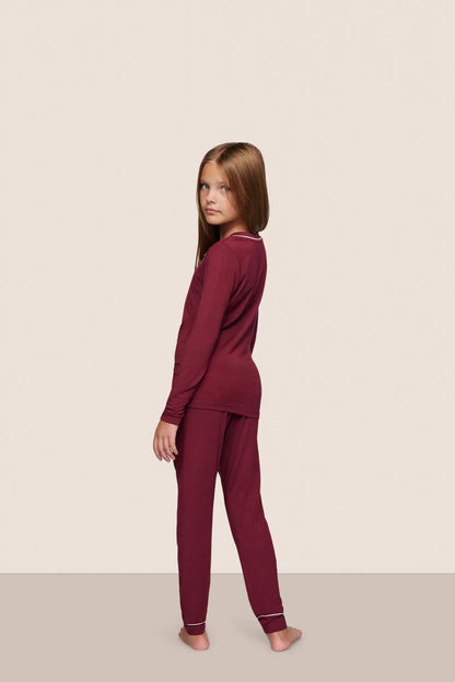 Eberjey Kids TENCEL™ Modal Unisex Long PJ Set