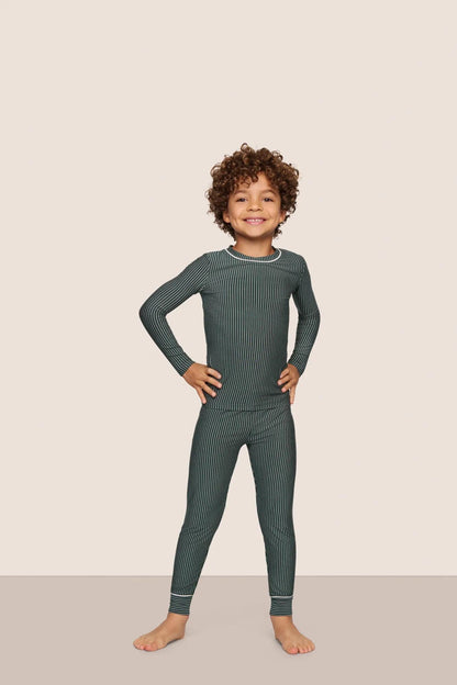 Eberjey Kids Printed TENCEL™ Modal Unisex Long PJ Set
