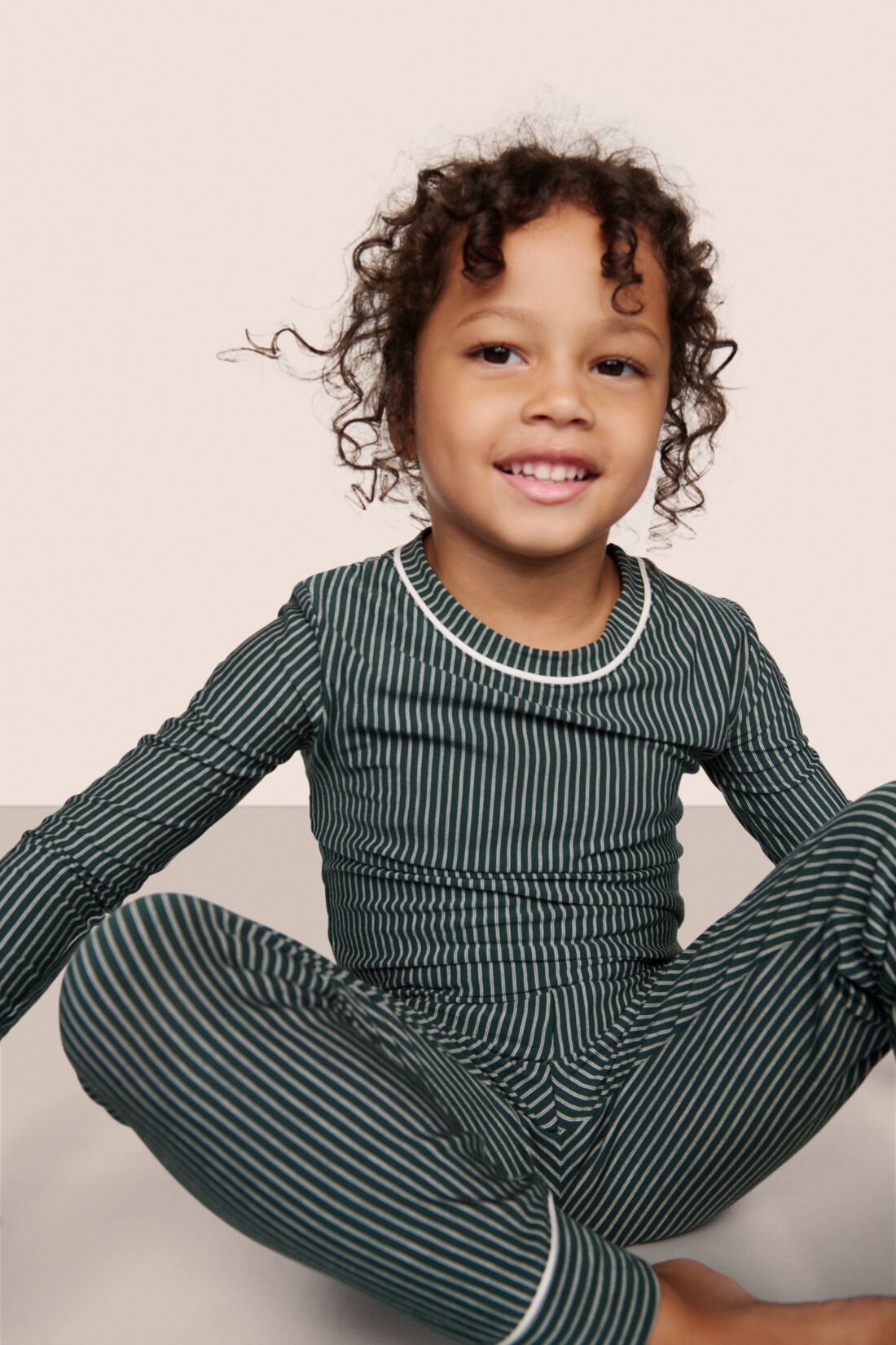 Eberjey Kids Printed TENCEL™ Modal Unisex Long PJ Set