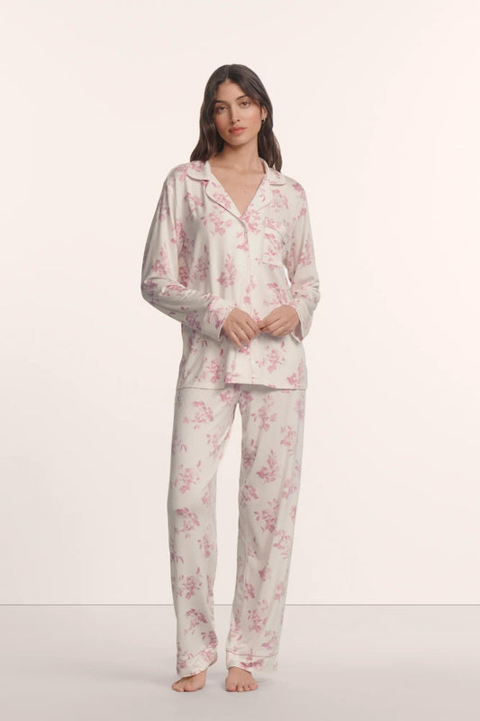 Eberjey Gisele Printed TENCEL™ Modal Long PJ Set