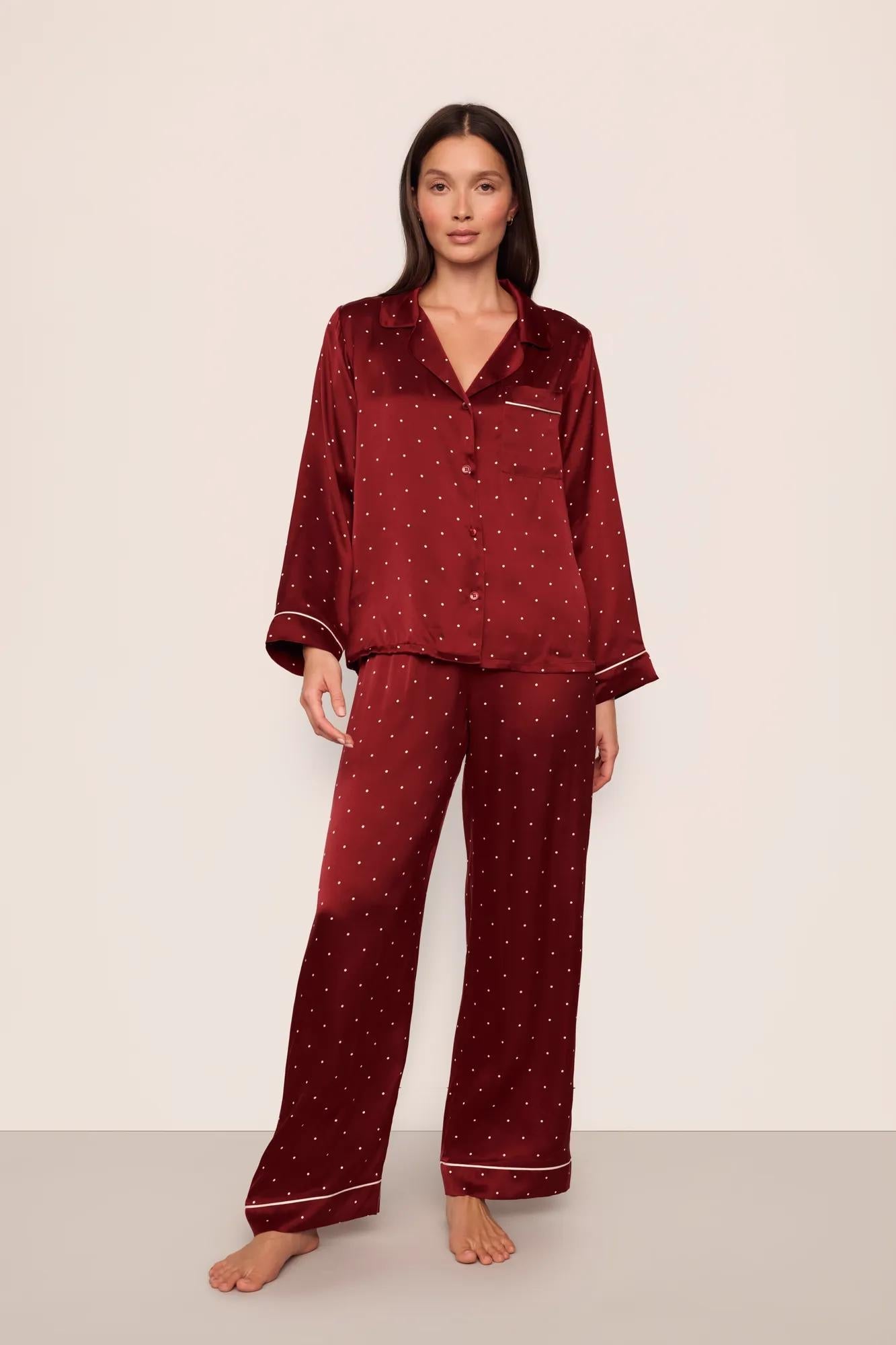 Simple Plaid Merlot/Ivory,X-Small