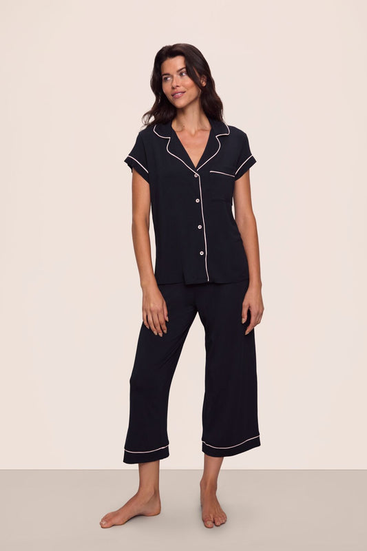 Eberjey Gisele TENCEL™ Modal Short Sleeve Cropped PJ Set