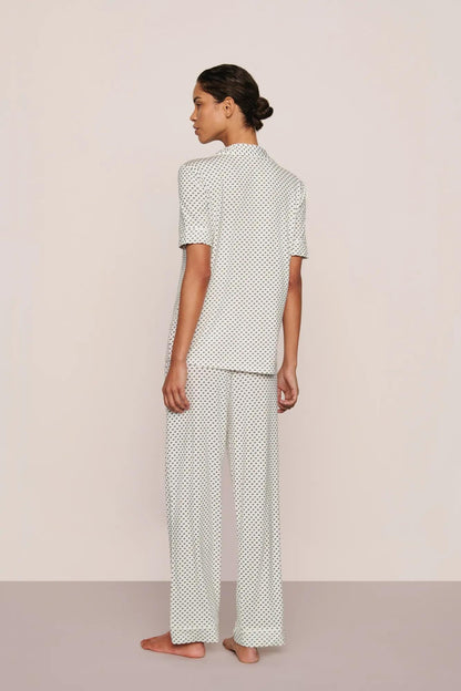 Eberjey Gisele Printed TENCEL™ Modal Short Sleeve Pant PJ Set