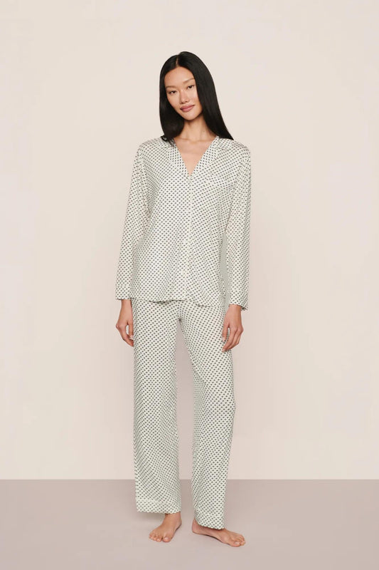 Eberjey Gisele Printed TENCEL™ Modal Long PJ Set