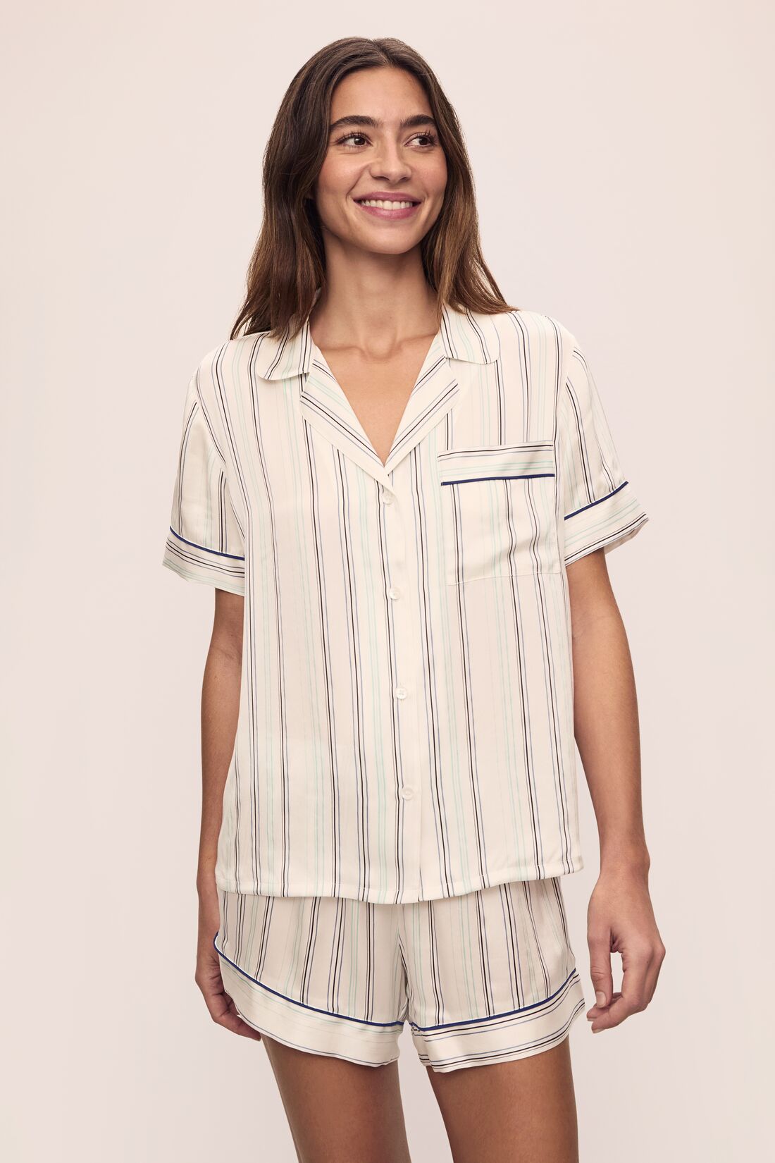 Serene Stripe Navy/Navy,X-Small