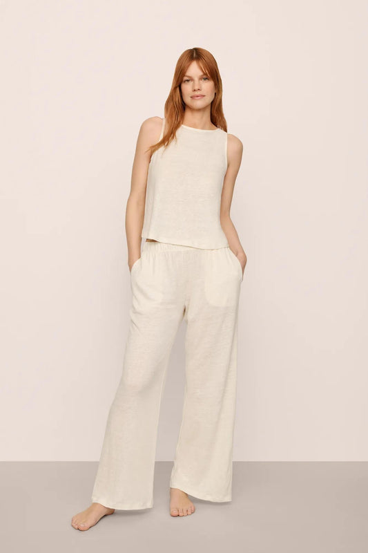 Eberjey Organic Linen Knit High Waisted Pant