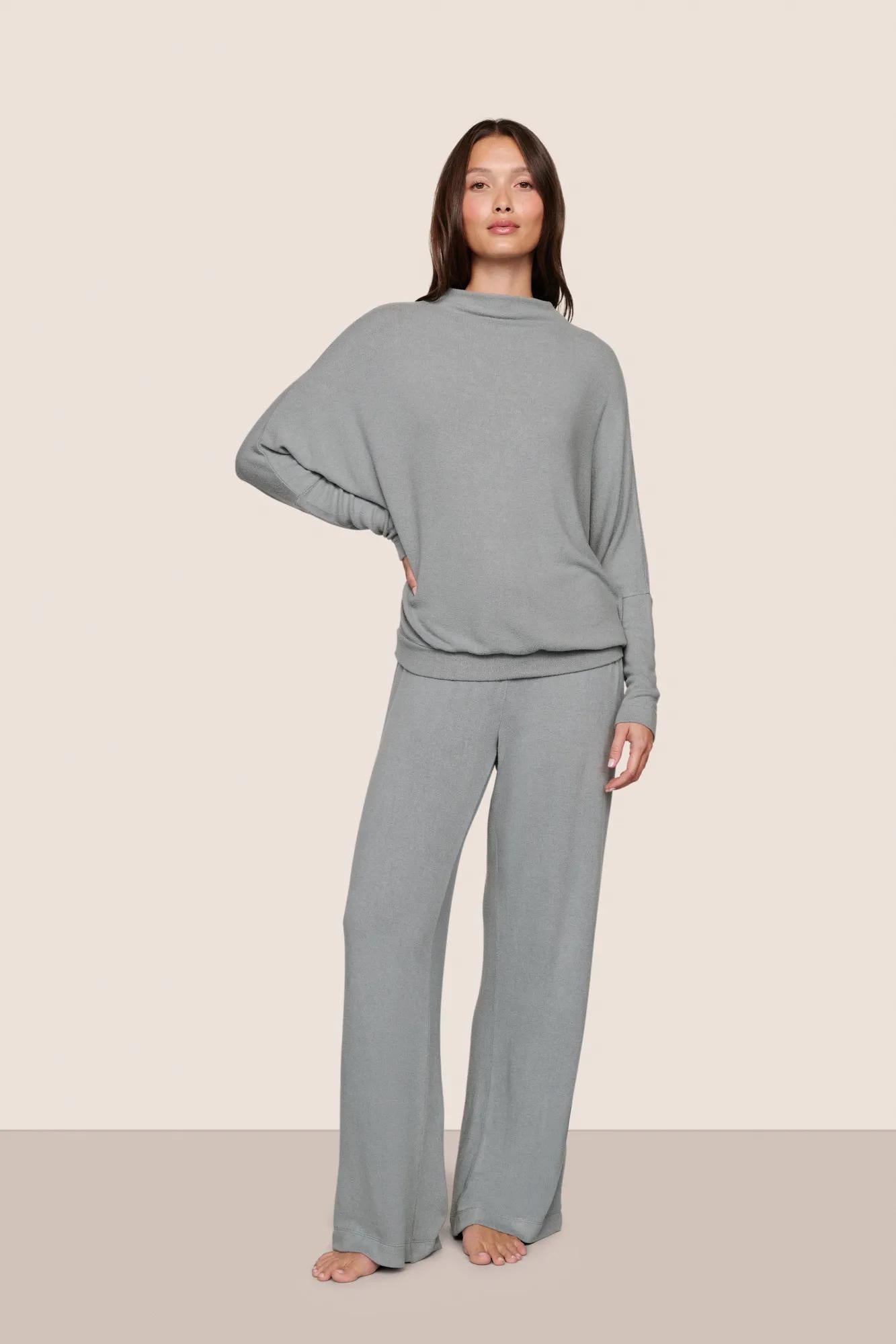 Eberjey Cozy Time Mock Neck Pullover