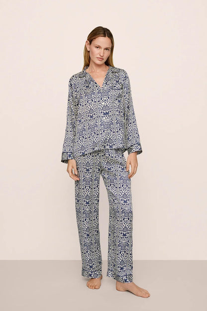 Serene Stripe Navy/Navy,X-Small