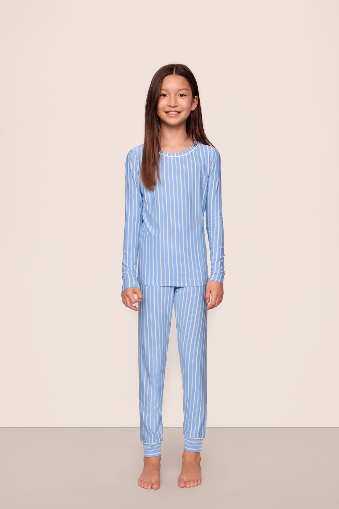 Nordic Stripes Vista Blue/Ivory,2