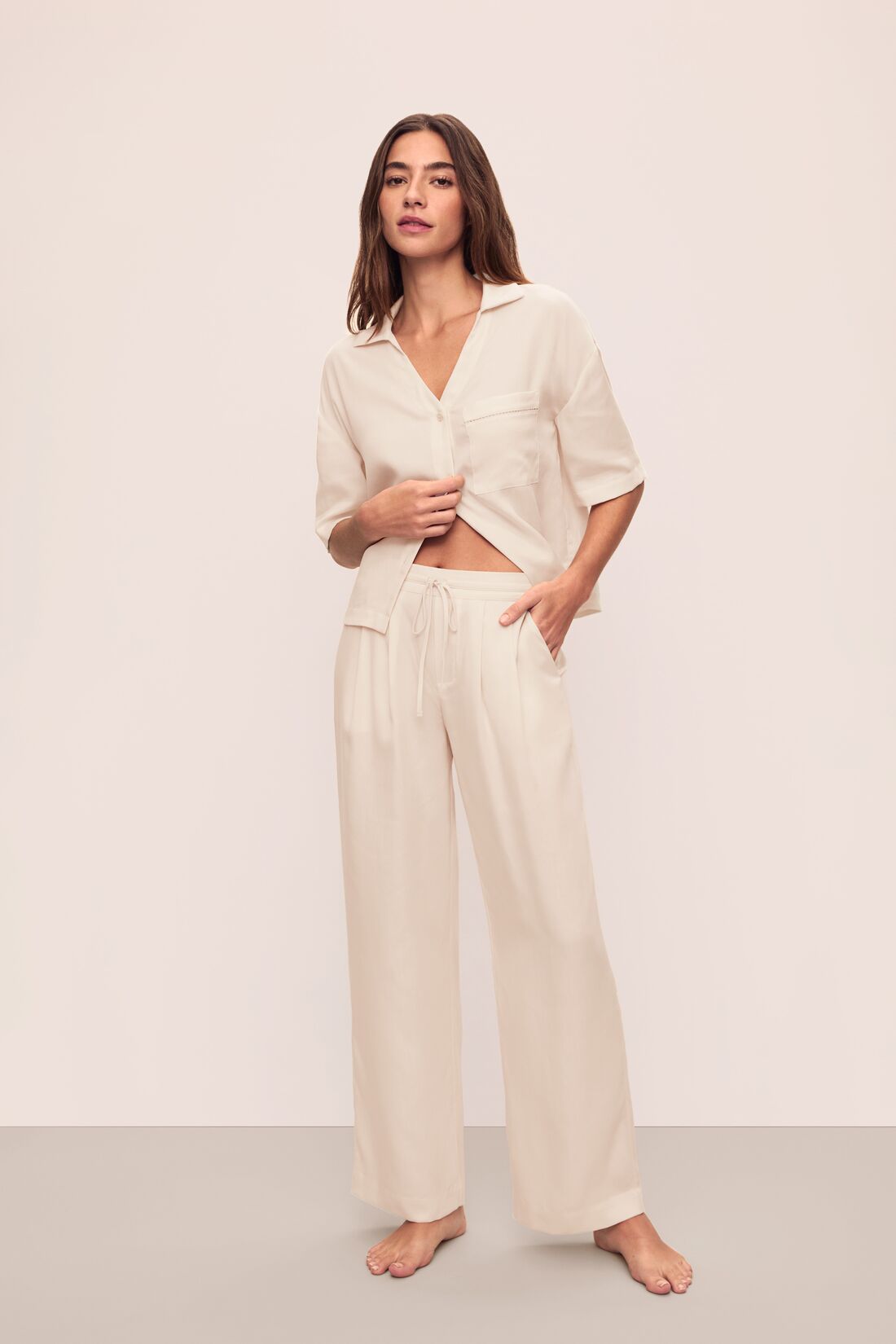 Eberjey Tencel Woven Relaxed Trouser