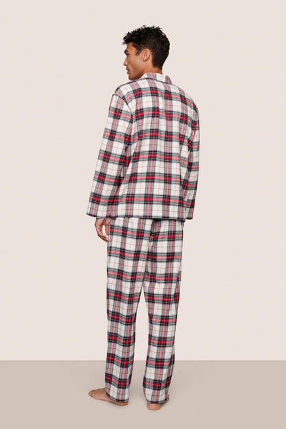Eberjey Men's Flannel Long PJ Set