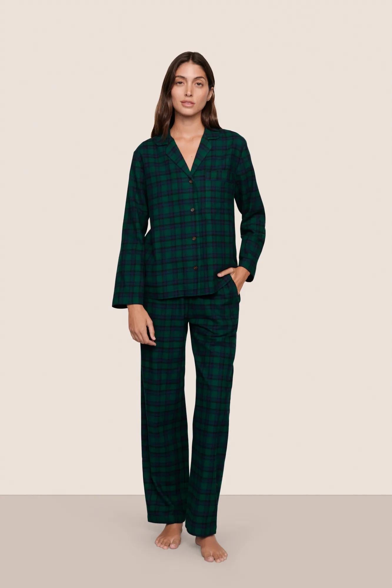 Tartan Plaid Ivory/Holly Red,X-Small