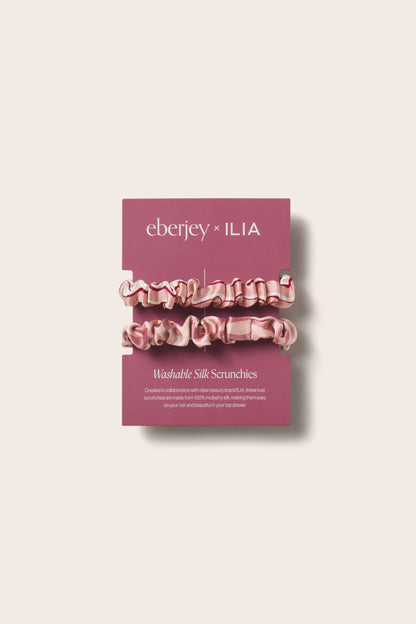 Eberjey Eberjey x ILIA - Printed Washable Silk Scrunchie 2 Pack