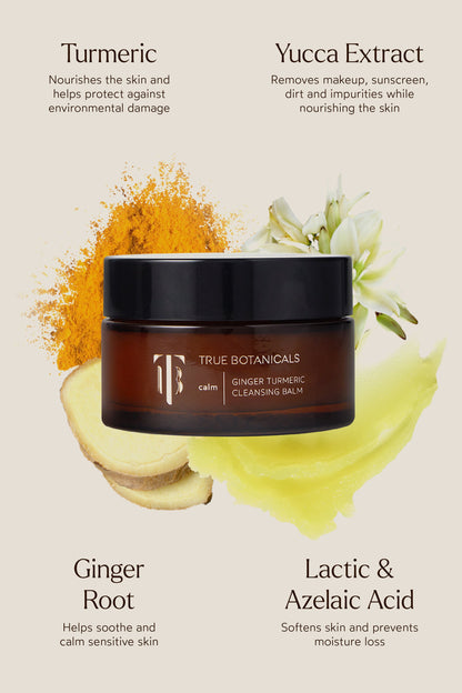 Eberjey True Botanicals Calm Ginger Tumeric Cleansing Balm