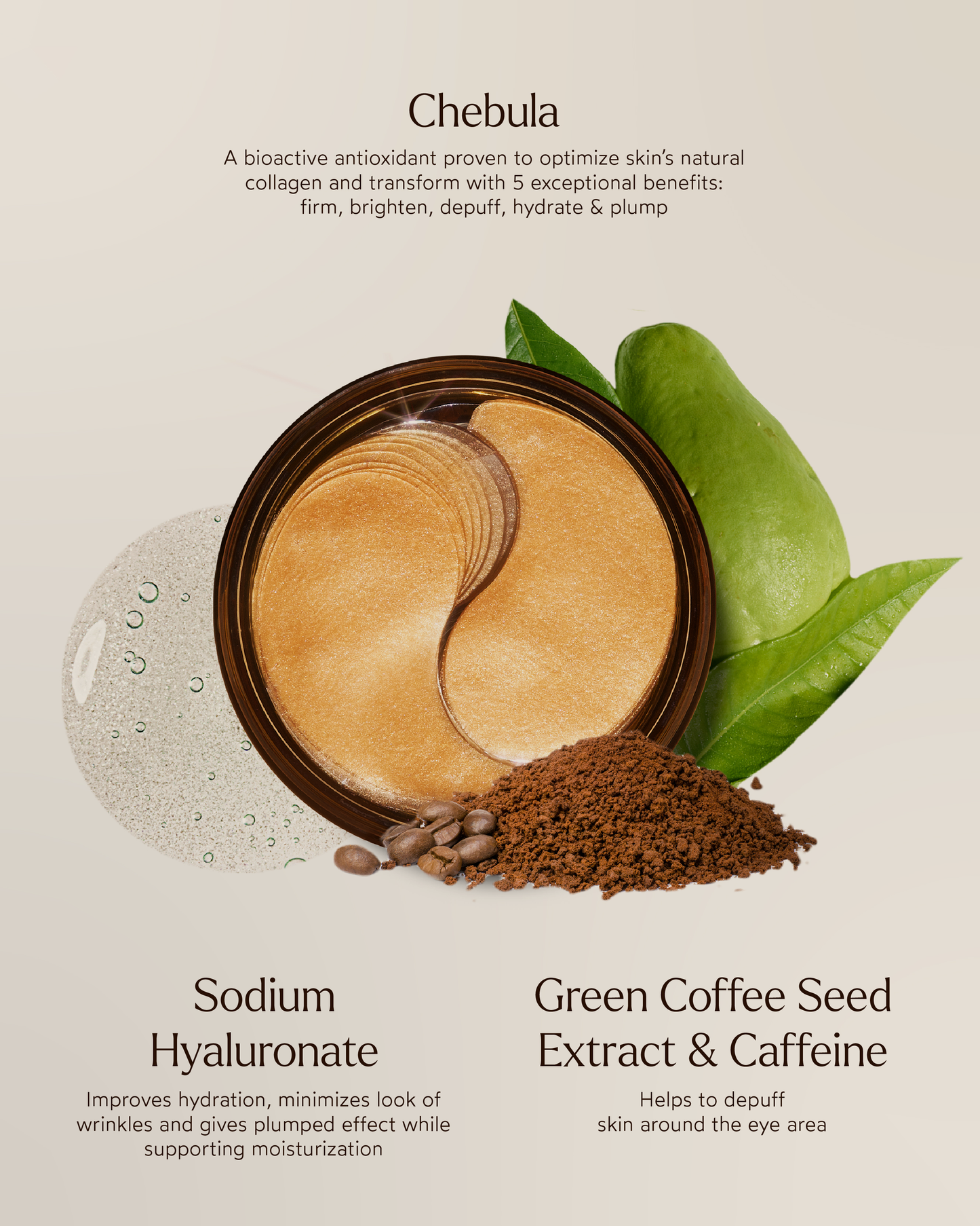 Eberjey True Botanicals Chebula Multi-Corrective Eye Patches