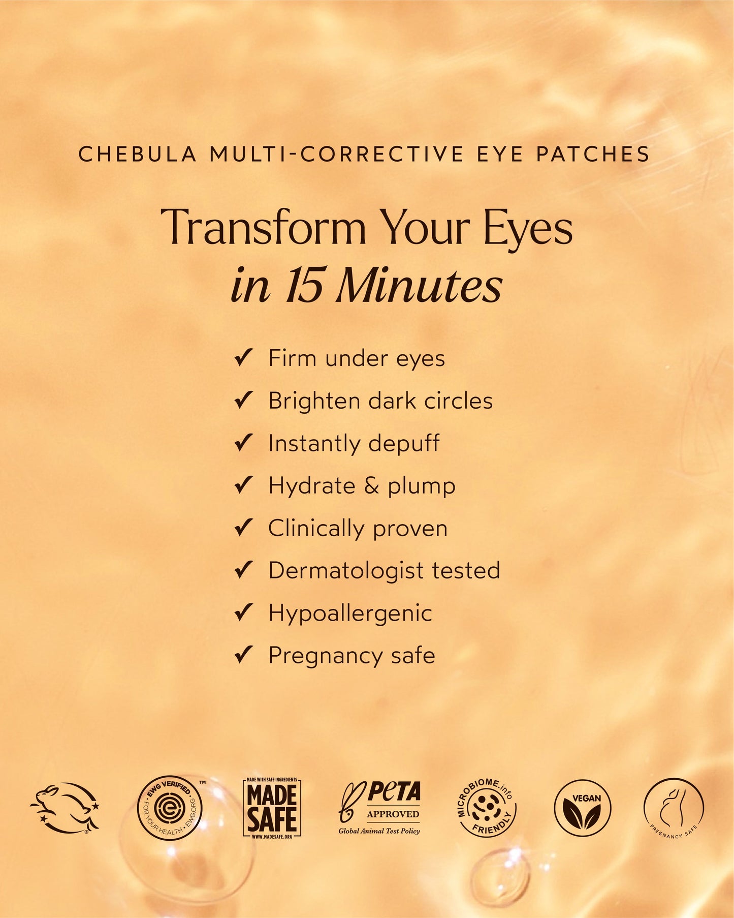 Eberjey True Botanicals Chebula Multi-Corrective Eye Patches