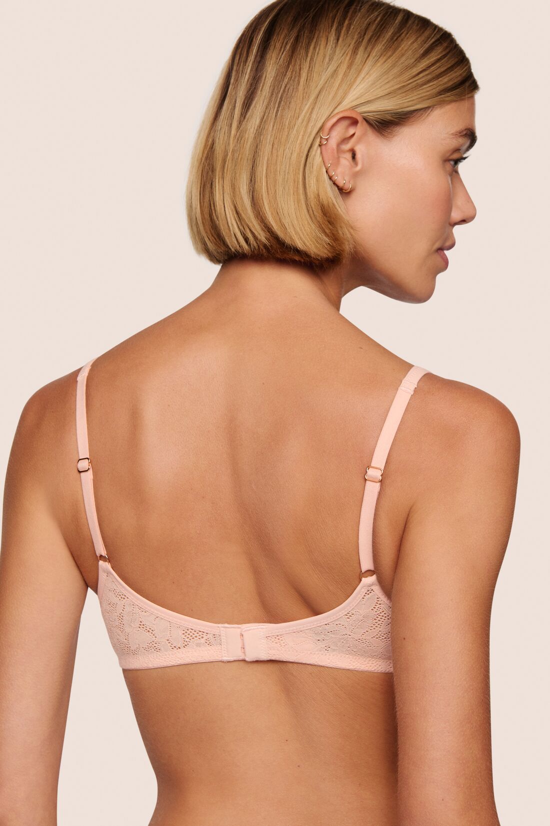 Eberjey Soft Stretch Recycled Lace Plunge Bralette