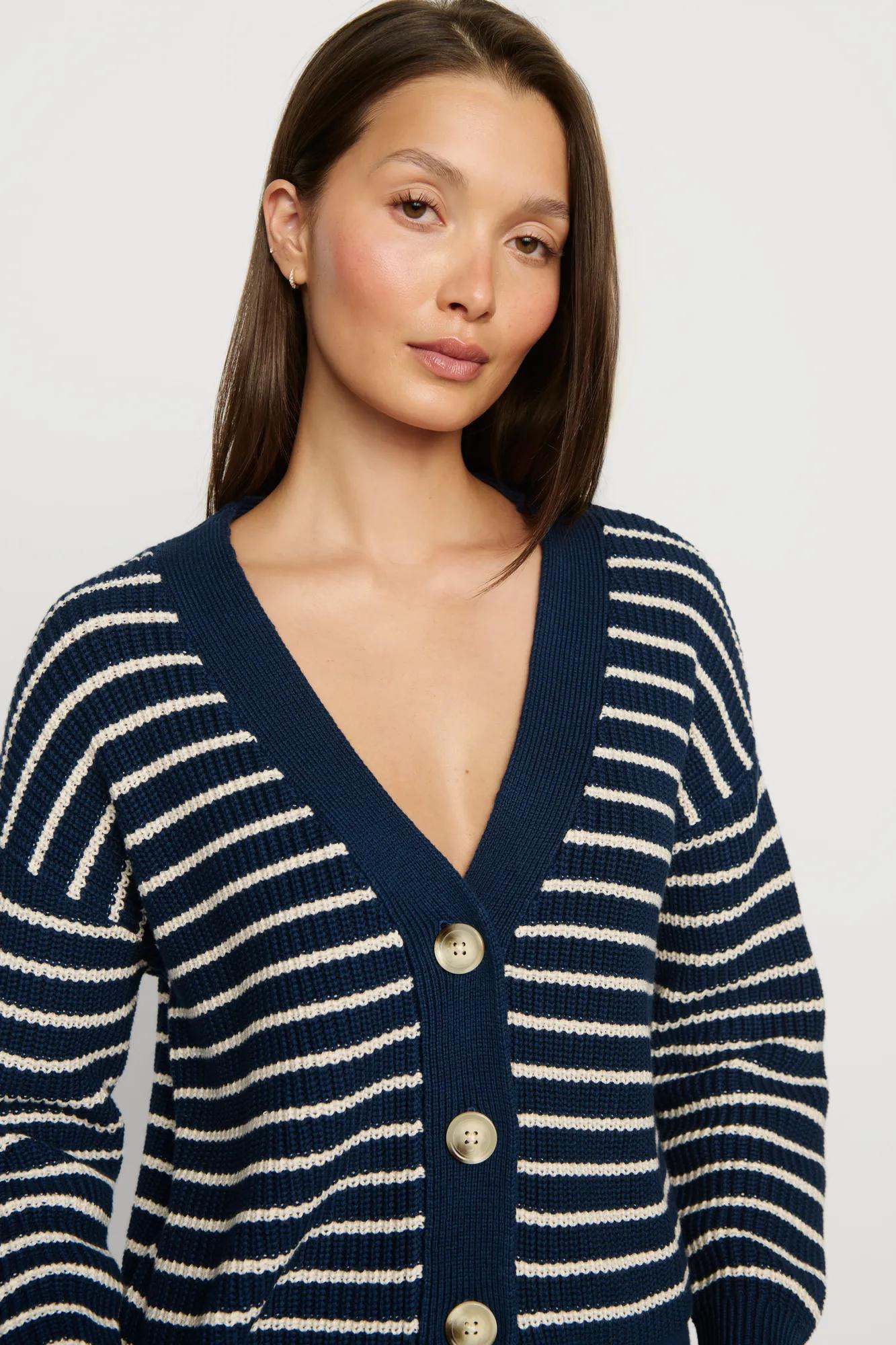 Eberjey Coastal Cotton Sweater Cardigan