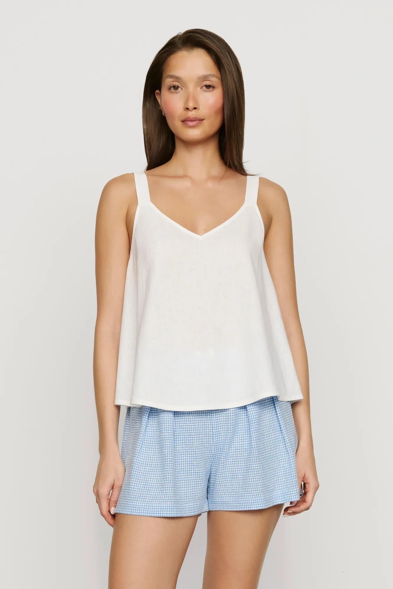 Eberjey Linen Blend Relaxed Short