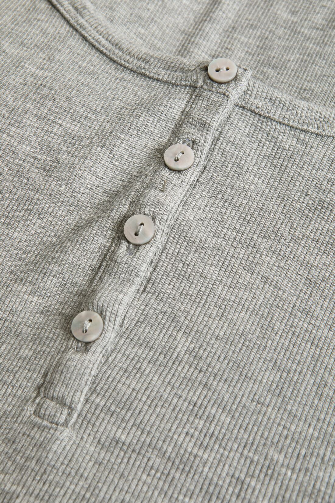 Eberjey Dream Rib Long Sleeve Henley Tee